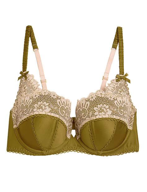 Buy Satin & Lace Underwired Balcony Bra at Marks & Spencer