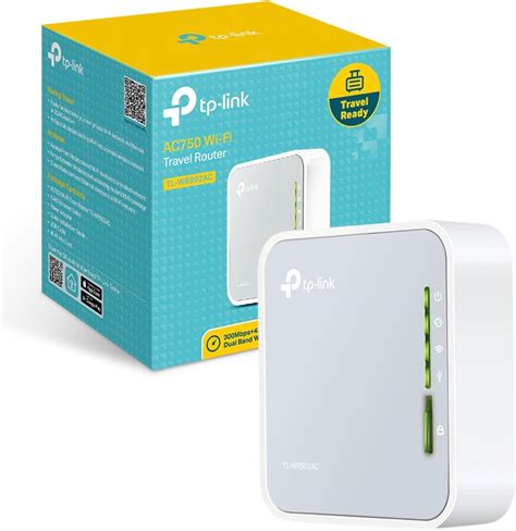 TP-Link AC750 Mbps Wireless Portable Mini Travel Router (TL-WR902AC ...