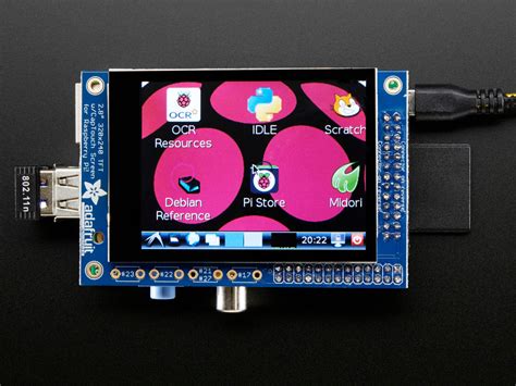 PiTFT 2.8" TFT 320x240 + Capacitive Touchscreen – MG Super Labs