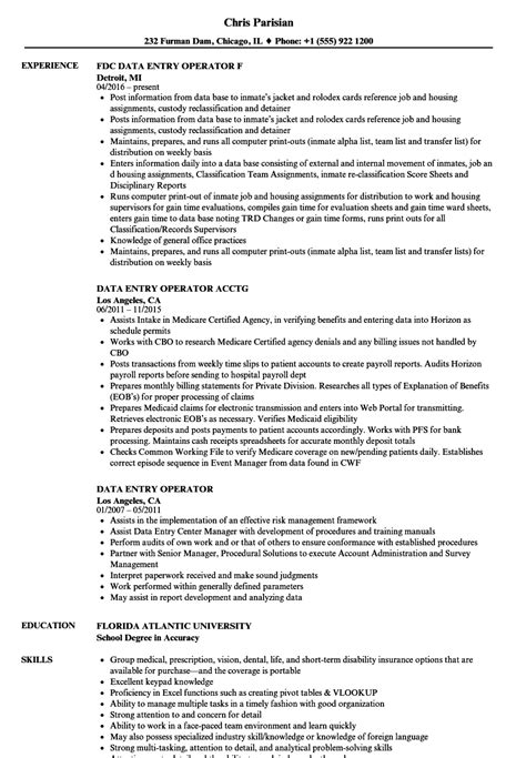 Image result for Data Entry Operator Resume Jobs