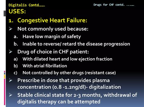 Drugs for heart failure | PPTX