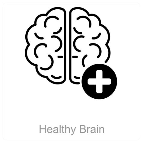 Un cerveau en bonne santé | Vecteur Premium