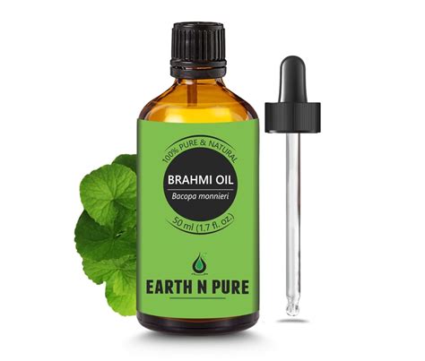 Earth N Pure Brahmi Oil for Hair, Cold Pressed, Natural and Therapeutic ...