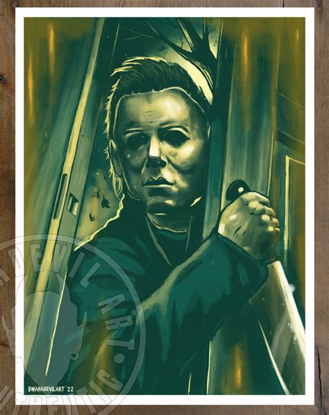 Michael Myers Art Print! 5x7 in. | BwanaDevilArt
