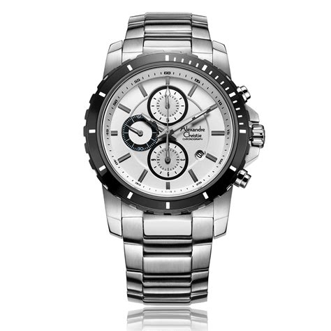 AC 6141 MCB Chronograph For Men – Silver