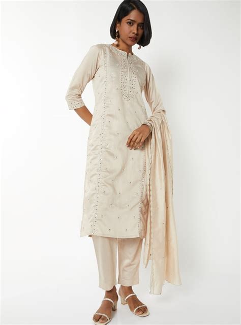 Buy Women Embroidered Straight Kurta Set Online at just Rs. 2299.0 ...