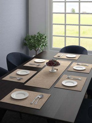 Buy Saral Home Dining Table Kitchen Placemats, 6 Mat -33 x 45 Cm, 1 ...