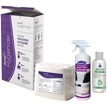 Diversey Hygienizer Kit; includes RTU spray, dry wipes, hand sanitizer ...