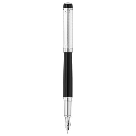 Waldmann Grandeur Black/Silver CT Fountain Pen