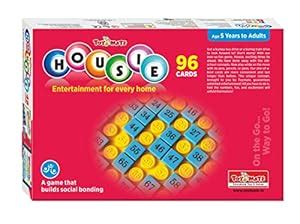 Buy toymate Red HOUSIE 96 Reusable Cards- Family Fun Game for Small ...