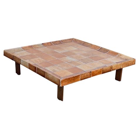 "Shogun" Ceramic Coffee Table by Roger Capron, Vallauris, France, 1970s ...