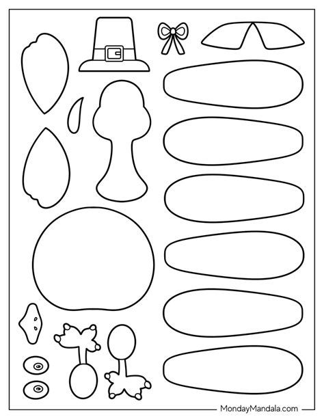 Thanksgiving craft templates 10 free pdf printables – Artofit