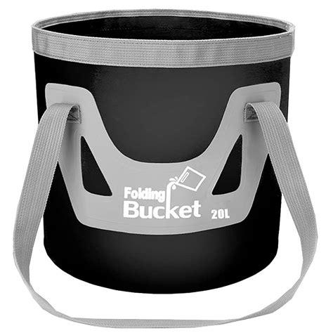 Buy Abnaok Folding Water Bucket, 20L Large Capacity Portable Camping ...