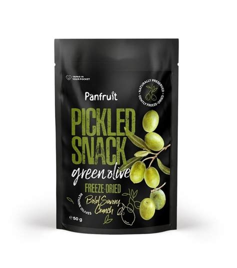 Freeze-Dried Olive Snacks : freeze dried green olives