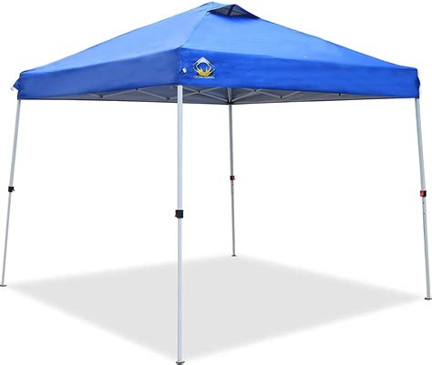 CROWN SHADES Pop up Canopy, Slant Leg Portable Outdoor Canopy, 11x11 ...