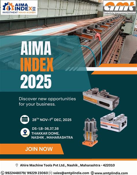 AIMA INDEX 2025, Thakkar's Dome, Nashik, 28 November to 1 December ...