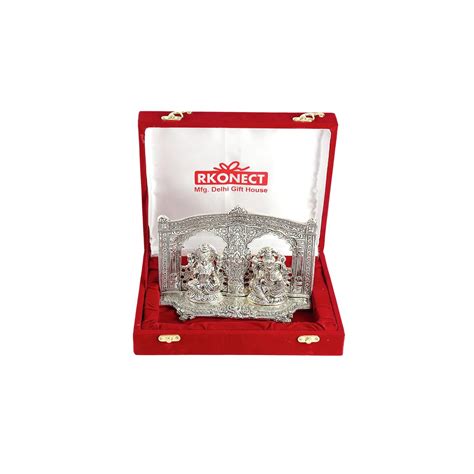 Buy RKONECT Metal Laxmi Ganesh Bhagwan Idol | MATA Lakshmi Ganpati ...