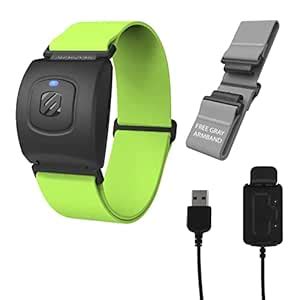 Buy Scosche Rhythm R+2.0: Waterproof/Dustproof Armband with ANT+ & BLE ...