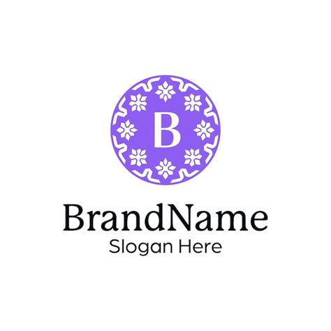 Refined ornamental logo design template for upscale enterprises ...