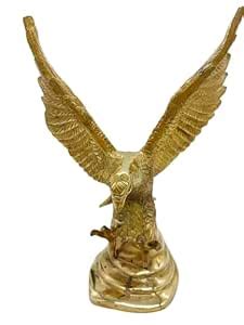 Buy Shubh Sanket Vastu Big Brass Eagle Size 9.5 * 7 inch, wt 2.150 kg ...