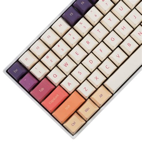 Amazon.in: Buy 143 Smoke Cloud Keycaps Dye-Sub Thick PBT Cherry Profile ...