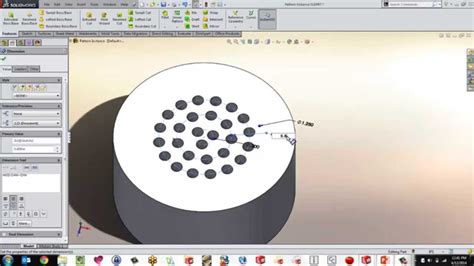 Image result for Linear Note Pattern SolidWorks
