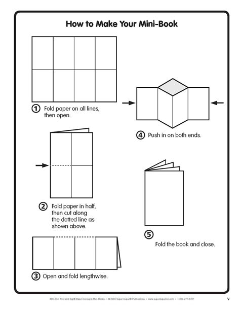 Mini Book Tutorial Simple Design 的图像结果