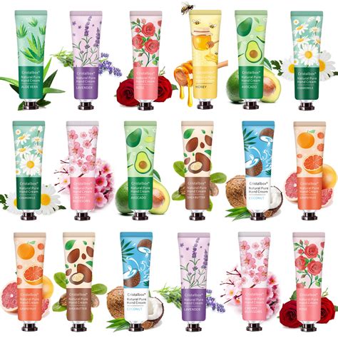 Buy 18 Pack Hand Cream Gift Set, Hand Lotion for Dry Cracked Hands ...