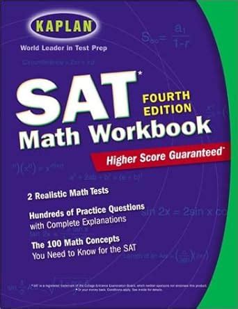 Buy Kaplan SAT Math Workbook, 4th Edition Book Online at Low Prices in ...