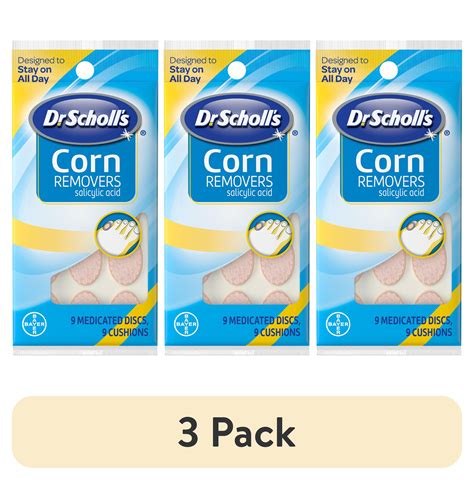 (1 pack) Dr. Scholl's Corn Removers, 9 Cushions, 9 Medicated Discs ...
