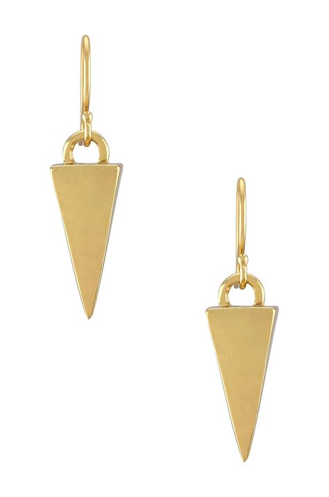 Tribe Amrapali Gold Plated Pyramid Hook Earrings for Women : Amazon.in ...