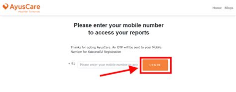Download Reports from Sparsha Diagnostics