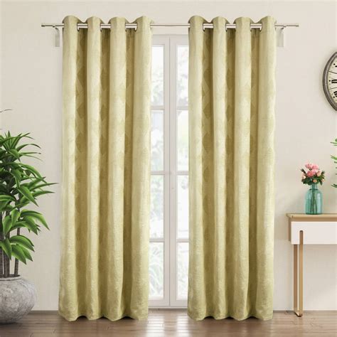 Buy Calamus Ziggurat Jacquard Room-Darkening Door Curtain from Home ...