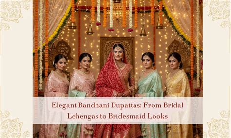 Bandhani Dupattas for Weddings: Top Styles & Trends – Umay Benaras