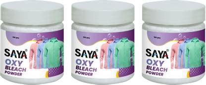 saya OXY Bleach Powder for clothes whitening|Fabric Stain Remover|for ...