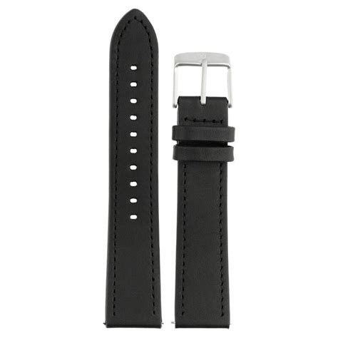 Buy Online 20 mm Black Genuine Leather Strap for Men - nf106025020sq/p ...