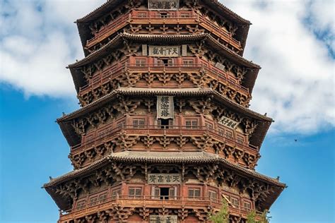 山西应县木塔：中国现存最高最古老的木构建筑-古建中国