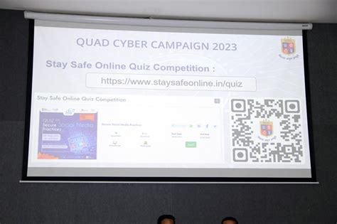 School of Cyber Security and Digital Forensics, NFSU organized QUAD ...
