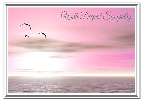 Buy Sympathy Card - Deepest Sympathy Cards - Sincere, Heartfelt ...
