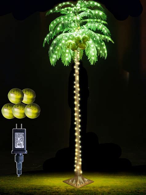 LED Lighted Palm Trees 的图像结果