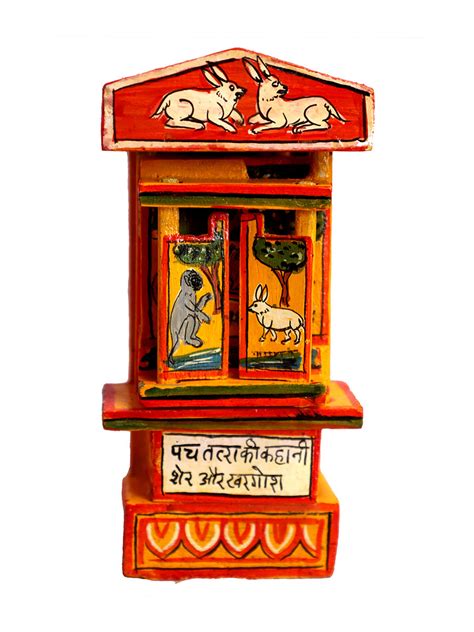 Krishna Leela: Kavad Painting and Artwork by Dwarka Prasad