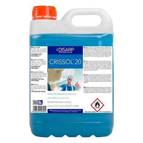 Limpiacristales Crissol 20 de DISARP – Cuido Mi Negocio
