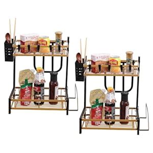 Kuber Industries 2-Layer Dish Drying Rack|Storage Rack for Kitchen ...