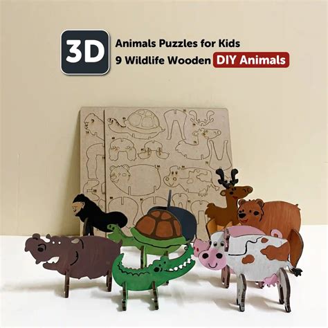 DIY 3D Animal Art and Craft 4+ Years – Mini Leaves