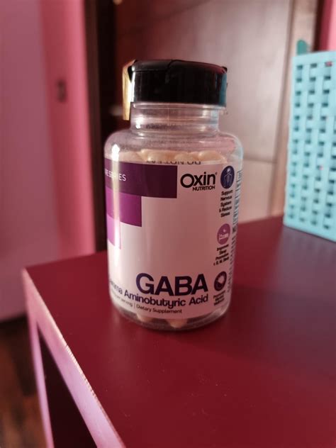 Oxin Nutrition GABA Gamma aminobutyric acid 500 mg Pure Series (90 ...