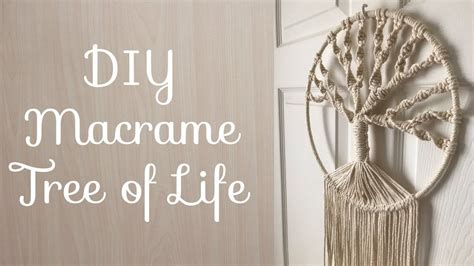 Macrame Tree of Life Tutorial On 8 Inch Hoop 的图像结果