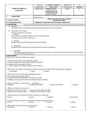 Image result for Diagnostic Test Objectives Lesson Plan