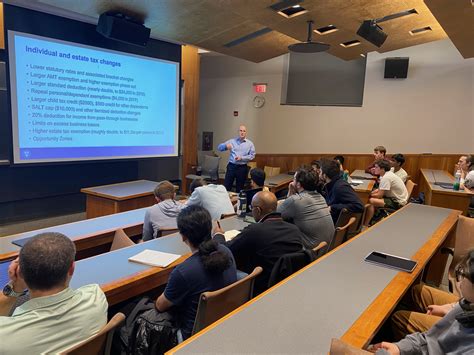 Economist Greg Leiserson '06 Gives Wilcox Lecture on Trump's Tax Cuts ...