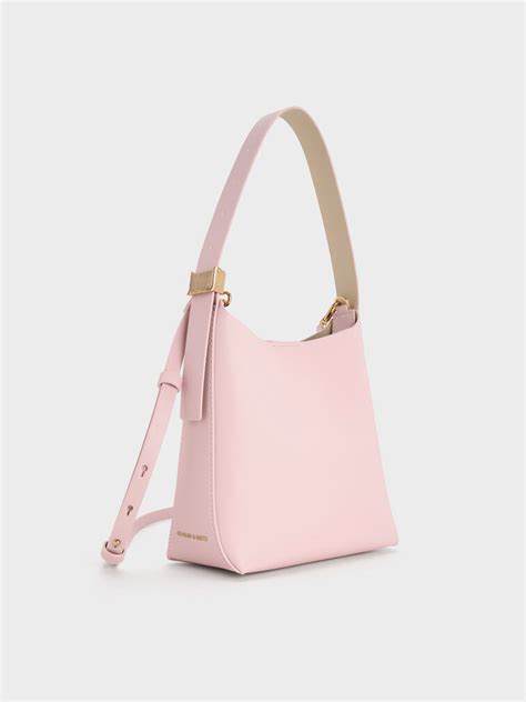 Cotton Candy Pink Edna Bucket Bag - Cotton Candy Pink - CHARLES & KEITH IN