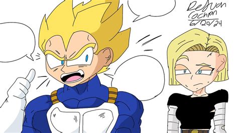 Image result for Android 18 Vs Vegeta